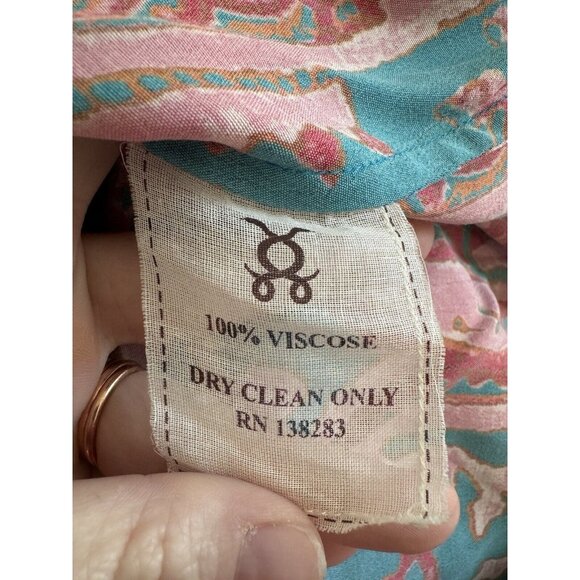 Figue Lucie Mini Dress Floral Embroidered Size XS Long Sleeve - Picture 11 of 13